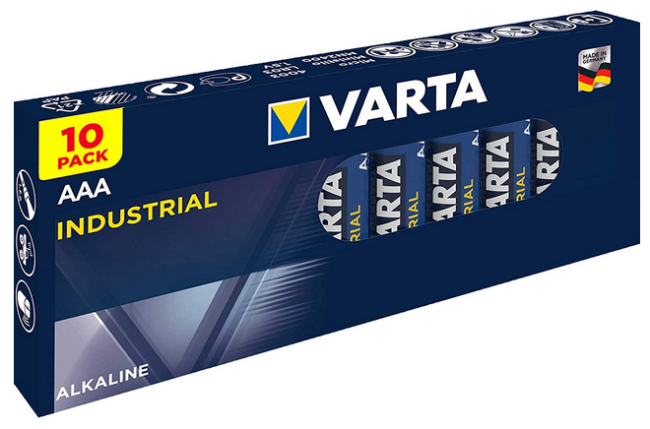 Varta Industrial AAA Batterien 10er Karton